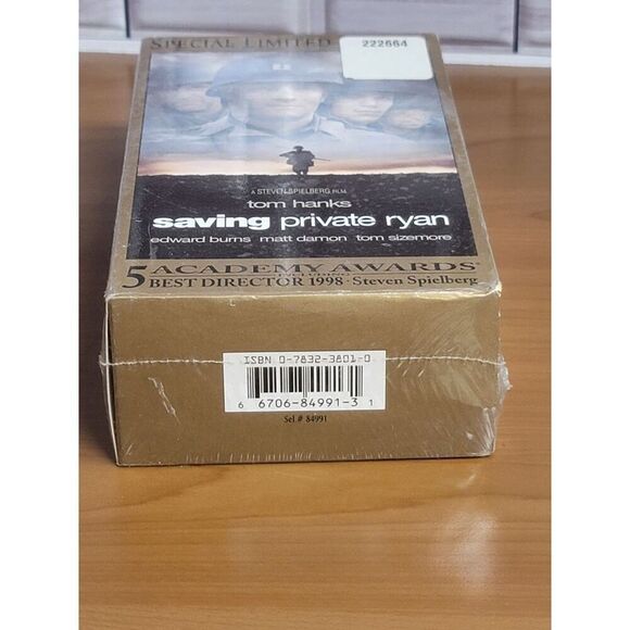 VHS Saving Private Ryan (sealed) #A48 - Picture 5 of 5